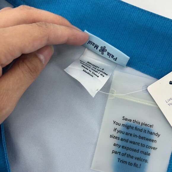 NWT RipSkirt Hawaii Length 2 Skirt Hook & Loop Wrap Women's M Teal - Picture 9 of 13